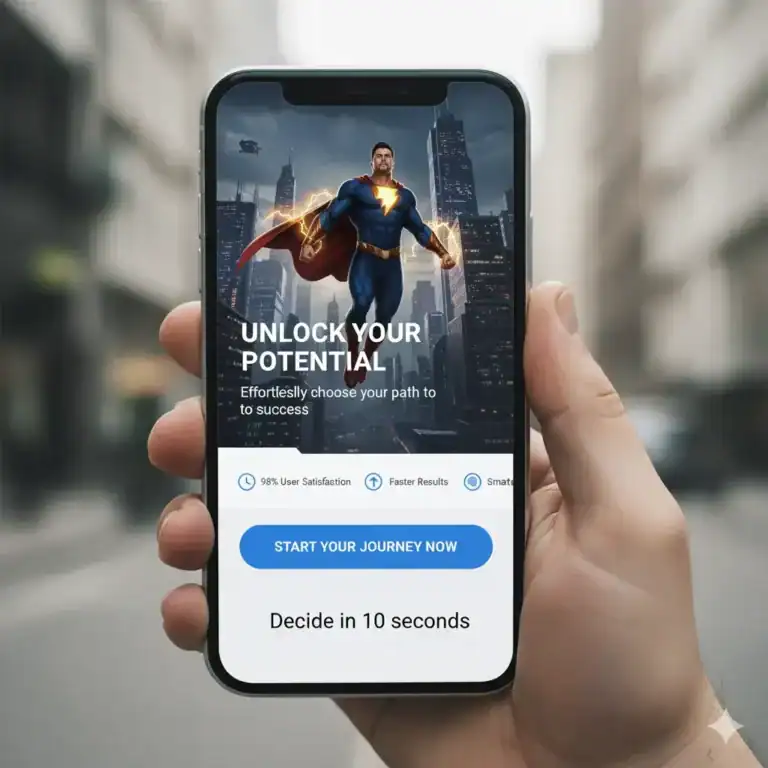 MSP website hero that converts on the first scroll
